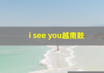 i see you越南鼓